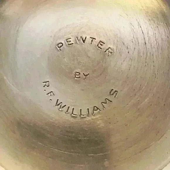 Small Pewter Bowl Stamped R.F. WIlliams - Picture 5 of 5